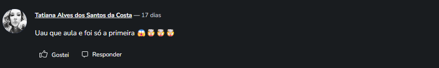 Depoimento de aluna do Meu Perfil, Meu Estilo®
